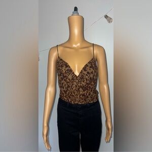 Leopard Print Cami Top